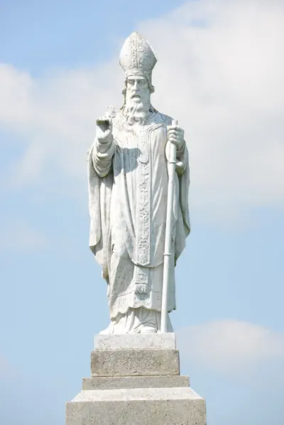 Statue von St. Patrick am Hill of Tara