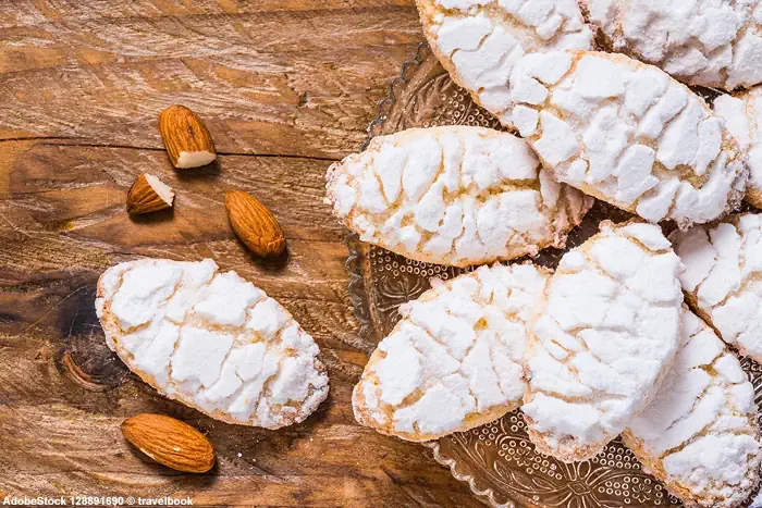 Gebäck Ricciarelli Toskana