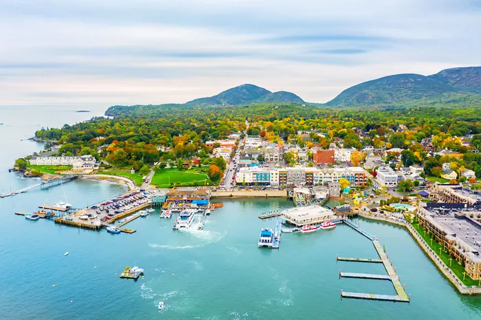 Hafen von Bar Harbor am Acadia-Nationalpark