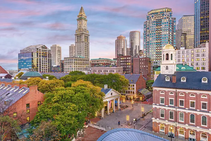 Ältestes Haus in boston - Old State House