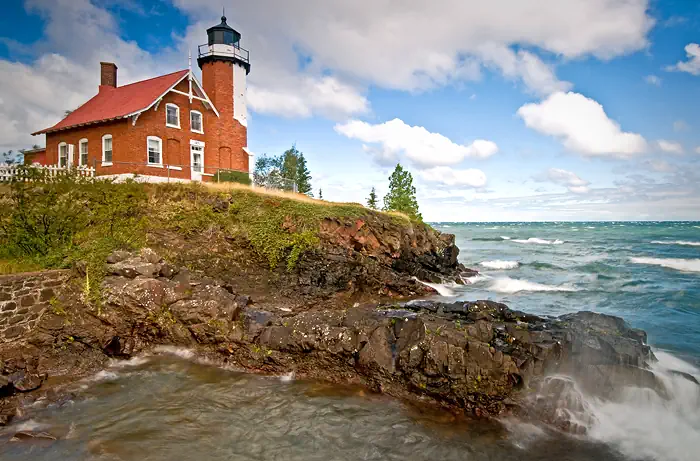 Eagle Harbor Lighthouse Keweenaw Peninsula - Michigan North