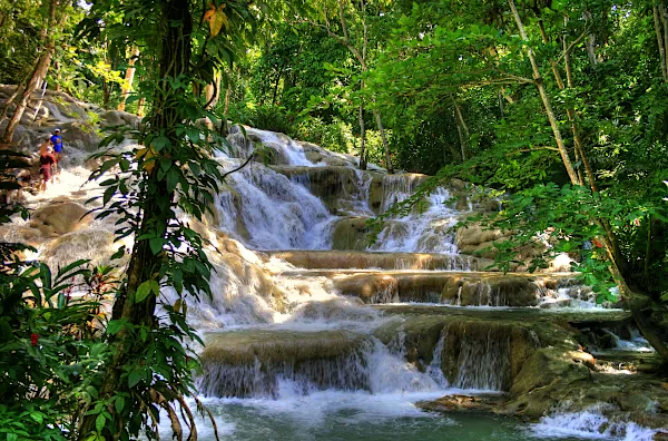 Dunn's River Falls Wasserfälle Jamaika