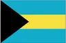 Flagge von den Bahamas 