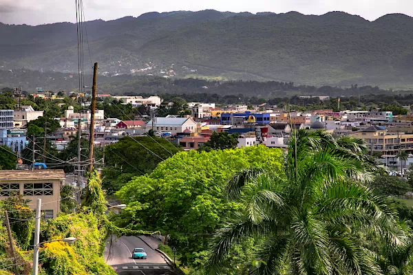 Stadt Montego Bay auf Jamaika