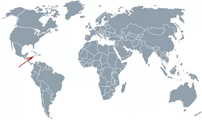 Landkarte der Welt - Mittelamerika - Jamaika