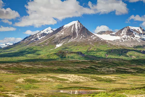 Kluane-Nationalpark - Berge am Haines Highway