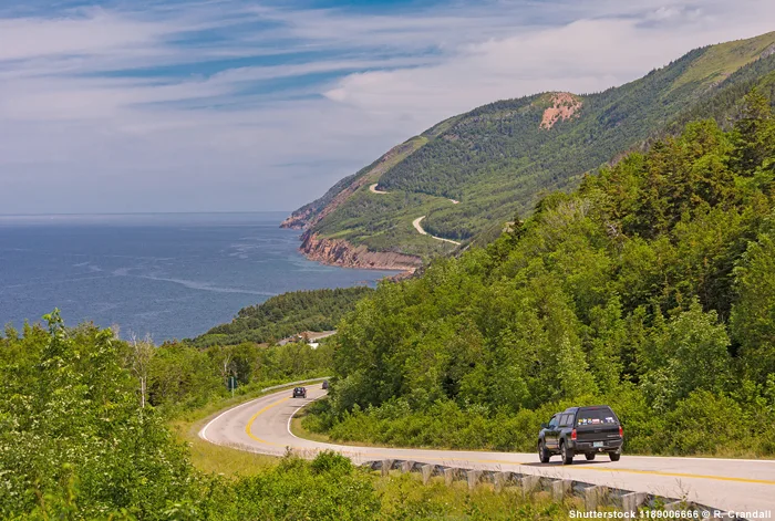 Küstenlandschaft am Cabot Trail - Cape Breton Highlands Nationalpark in Kanada