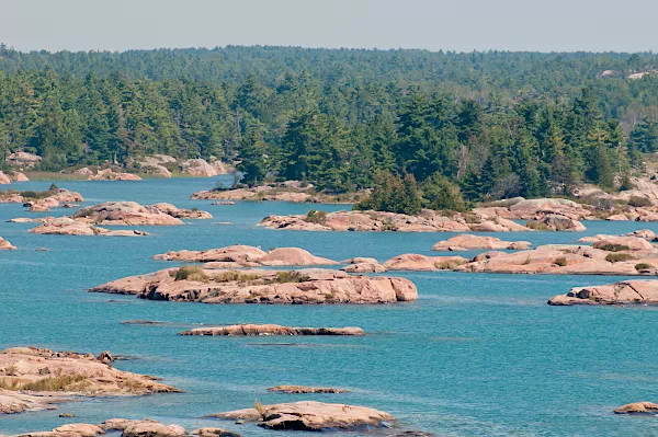 Georgian Bay Island - Lake Huron Steiniges Ufer