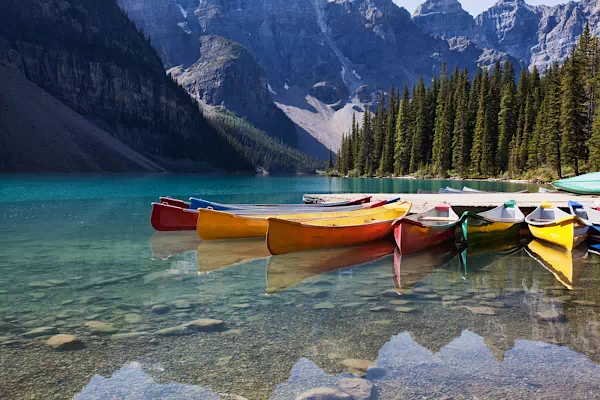 Bergsee Moraine Lake in Kanada