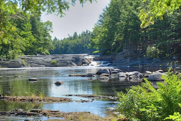 Wilder Fluss im Kejimkujik-Nationalpark