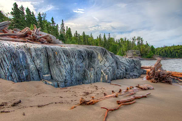 Uferbereich des Lake Superior in Kanada