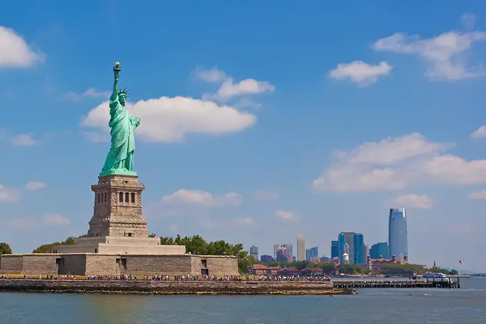 Lady Liberty auf Liberty Island