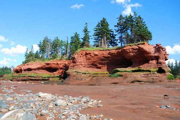 Bay of Fundy in Nova Scotia