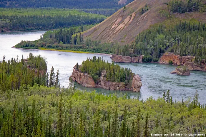 Five Finger Rapids im Yukon River