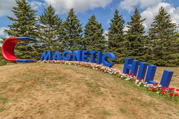 Magnetic Hill in New Brunswick