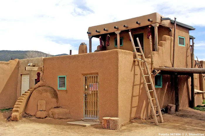 Pueblo der Native Americans - New Mexico