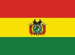 Staatsflagge von Bolivien