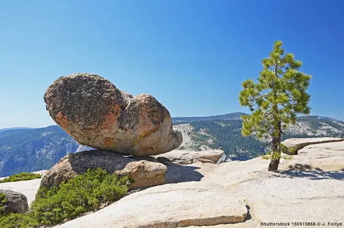 Felsenlandschaft - Aussichtspunkt im Yosemite-Nationalpark