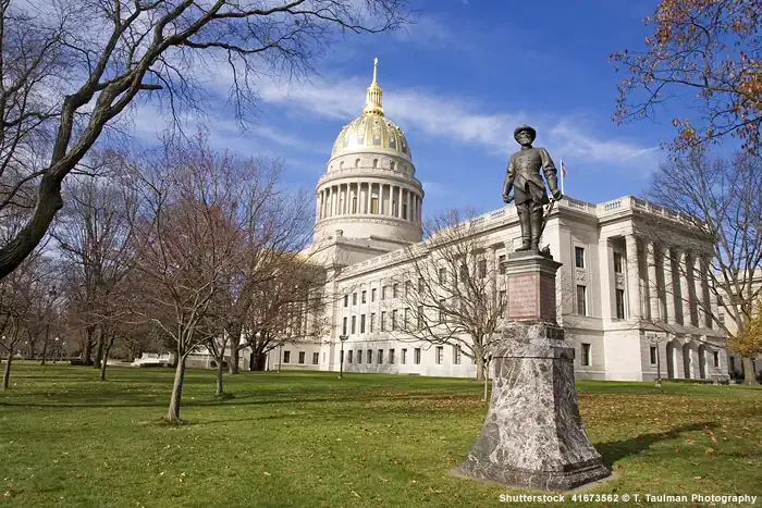 West Virginia USA - State Capitol in Charleston